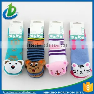 Non-slip Cotton Cute 3d Animal Girl's Child Tube Sock thumbnail-1