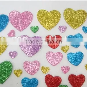 EVA Foam Glitter Educational Heart Toy Kit ,diy EVA Foam Material Kit,wholesalse Diy Eva Products thumbnail-1