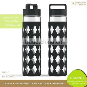Unique Healthy Glass Kids Drinking Water Bottle thumbnail-6