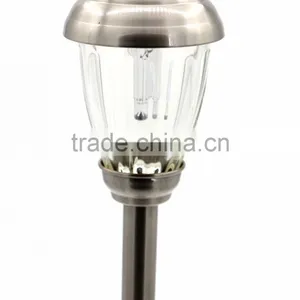 12pk Stainless Steel Glass Lens Solar Garden Lawn LED Path Light thumbnail-2