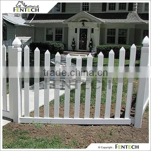 New Design High Quality Plastic/PVC/Vinyl/Wpc Picket Fence thumbnail-1