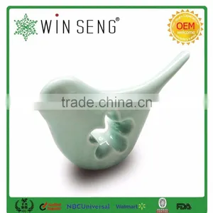 Hollow Home Ornament White Porcelain Bird Craft for Sale thumbnail-3
