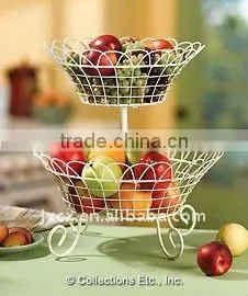 H2222 Wire 2-Tier Fruit Basket thumbnail-1