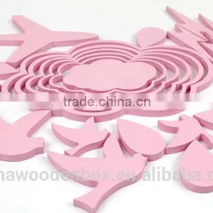 2015 Special-custom Popular Shape Wooden Wall Stickers thumbnail-1
