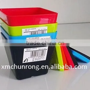 Cheap Plastic Flower Pot With Tray thumbnail-3