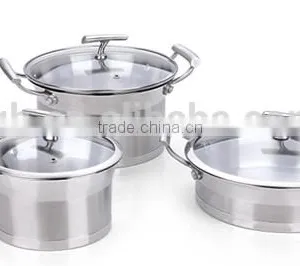 New Style Stainless Steel 6pcs Cookware Set/pot Set thumbnail-6