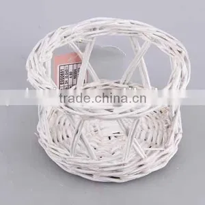 Rattan Woven Round Basket/storage Basket thumbnail-1