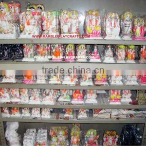 Alabaster Marble Indian God Statue thumbnail-1