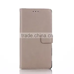 High Quality Crazy-horse PU Card Bumper/pocket Cell Phone Case for Sony thumbnail-5
