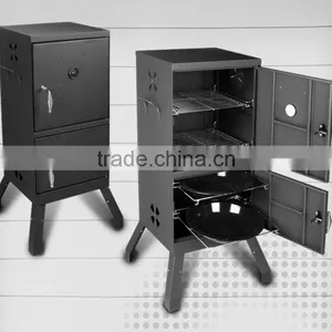 Double Layer Big Charcoal BBQ Smoker thumbnail-1