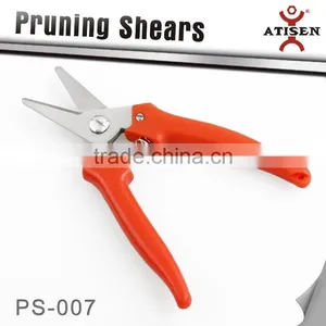 House Garden Flower Leather Scissor Metal Tin Cutter Tree Trimmer PRUNING SHEARS thumbnail-1
