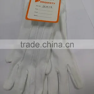 DDSAFETY 100% White Nylon Cotton Working Gloves With Long Cuff thumbnail-6