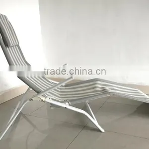 Special Steel Oval Tube Folding Beach Chair Sunbed thumbnail-3