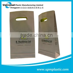 Eco-friendly Degredable Punched Out Handle Plastic Bag thumbnail-1