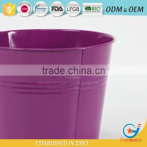 Metal Unique Powder Coated Colourful Flower Colorful Pots Colorful Garden Pots thumbnail-3