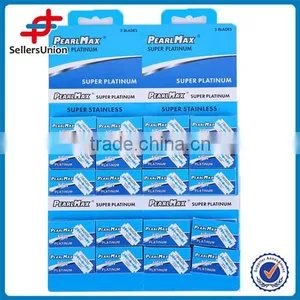 100PCS STAINLESS STEEL TWO SIDE SHAVER BLADE thumbnail-1