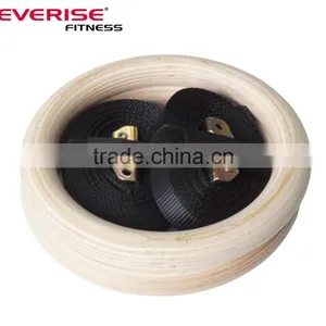 2017 Hot Sale Exercise Wood Gymnastic Ring thumbnail-5