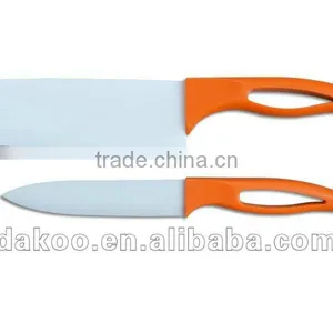 2 Pieces ABS Handle Ceramic Cleaver And Utility Knife thumbnail-1