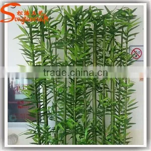 Newest Artificial Green Bamboo Poles Outdoor Bamboo Fence thumbnail-2