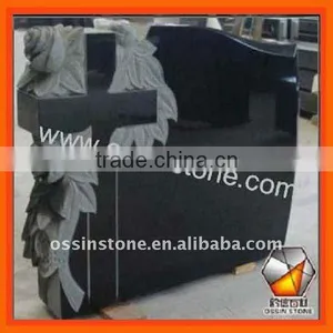 Black Granite Cross Monument thumbnail-1