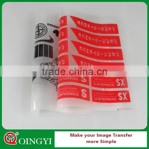 QingYi High Quality Silicone T-shirt Heat Transfer Sticker thumbnail-3