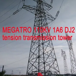 MEGATRO 110KV 1A6 DJ2 Tension Transmission Tower thumbnail-1