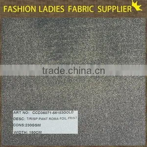 Latest Fashion Pants Foil Pante Roma for Trousers Wholesale Many Stocks Pante Roma Fabric thumbnail-1