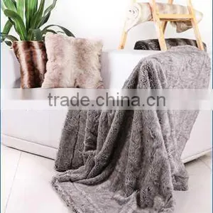 2014 FAUX FUR Blanket/CUSHION thumbnail-1