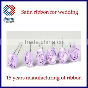 Satin Polyester Ribbon for the Bride Headdress thumbnail-1