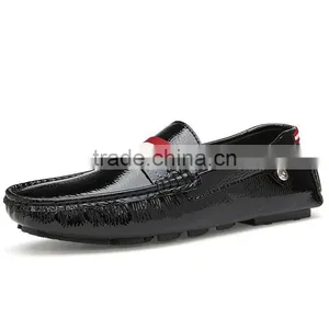 High Quality Cow Leather Casual Shoes Sample Fashion for Men, Adults Casual Peas Shoes Made in China Factory thumbnail-2