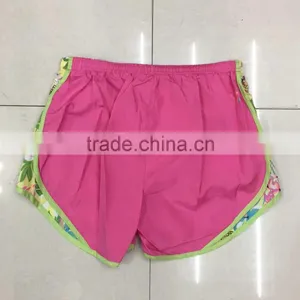 Clothing Inventory Women 100%polyester Contrast Sports Shorts thumbnail-6