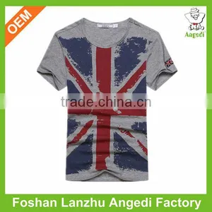 Garment Stock Lot Buyers Digital Print T-shirt uk Flag T-shirt thumbnail-1
