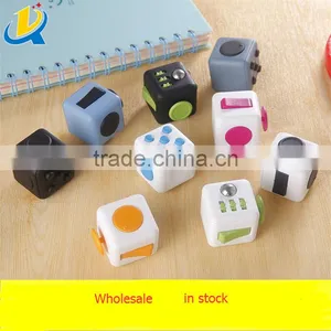 Fidget at Work or in Class Desk Toy High Quality Plastic Fidget Cube thumbnail-1