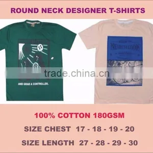 Printed Cotton T-Shirts Low Price Round Neck thumbnail-3