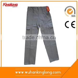 Engineer Grey Workwear Trouser Men Working Cargo Pants thumbnail-1