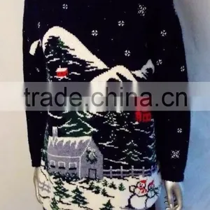 Ueknix Snitted Christmas Sweaters Ugly Sweaters Pullover Christmas Jumper thumbnail-2