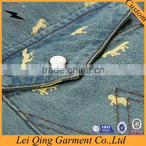 Casual Collar Denim Shirts for Men thumbnail-4