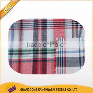 100% Yarn Dyed Grid Bamboo Fiber Cotton Fabric thumbnail-3