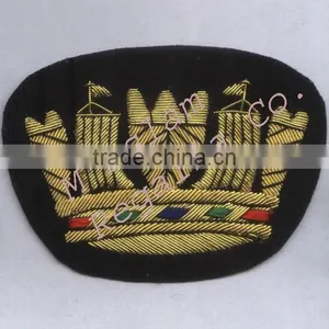 Royal Naval Coronet Hand Embroidery Badge thumbnail-1