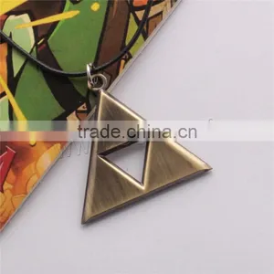 Jwelleries Statement Necklace Necklace With Waxed Cotton Cord Triangle Cloth Dress Necklace thumbnail-3