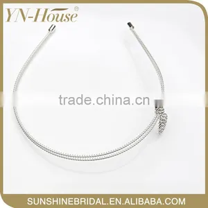 Shining Rhinestone Romantic Hair Metal Princess Crown Girls Hair Accessories for Wedding thumbnail-1
