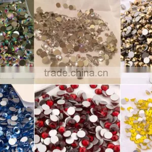 Crystal AB Ss20 Glass Rhinestone Diamond ,flat Back Crystal AB Rhinestones for Nail Art thumbnail-5