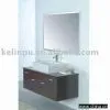Bathroom Cabinet Set, Made of Melamine Board With Ceramic Basin thumbnail-1