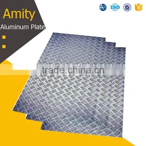6000 Series of Five Bar and Diamond Pattern Aluminum Plates Price Per Ton thumbnail-1