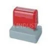 Dual Foam and Rectangle Pre Inked Stamps, Bank Deposit Stamps, College Stamp With Red Handle thumbnail-1