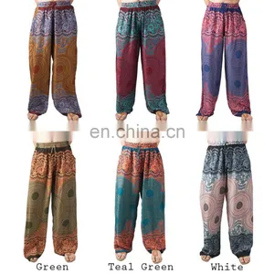 Lofbaz Women's Pattern Printed Wide Leg Palazzo Pants thumbnail-2