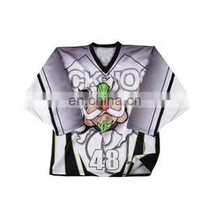 100% Polyester Reversible Custom Ice Hockey Tops thumbnail-2
