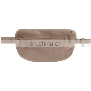 Beige Color Waterproof Ripstop Nylon RFID Custom Money Belt thumbnail-1