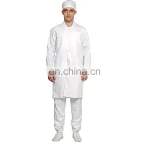 The White Polyester Cotton Food Gown thumbnail-1