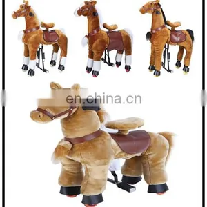 HI CE Hot Sale Mechanical Animal ,ride on Horse Toy Pony on Wheels thumbnail-5